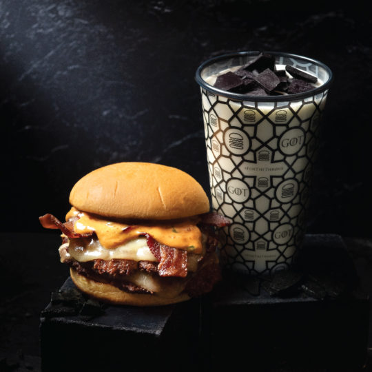 Game of Thrones: The Dracarys Burger and The Dragonglass Shake
