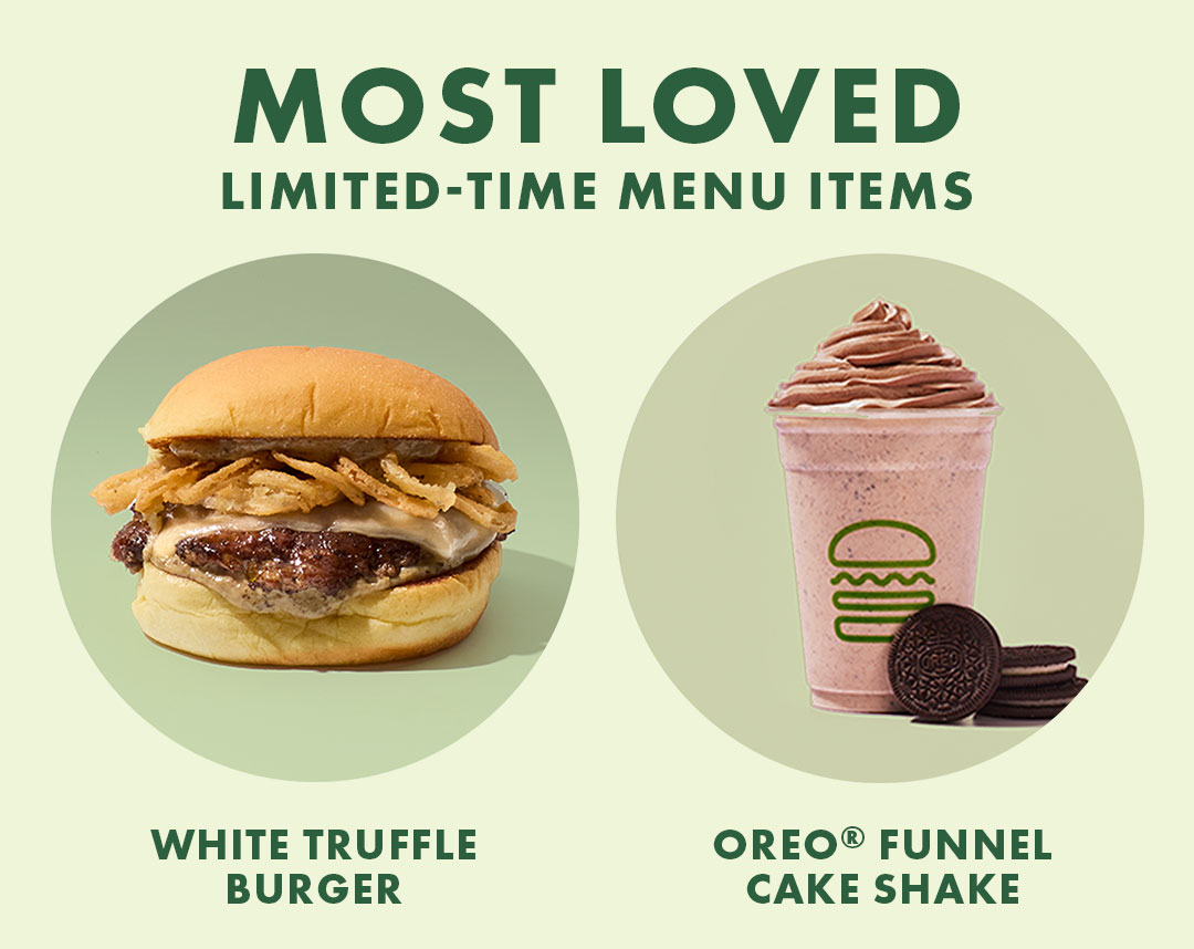 Most Loved Limited-Time Menu Items