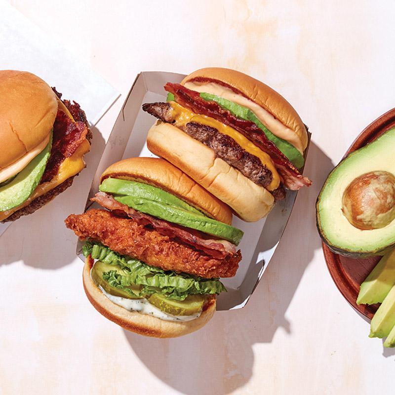 Shake Shack avocado bacon burger