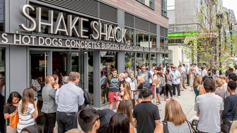 Shake Shack at 77 Seaport Blvd. Boston, MA